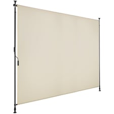 Retractable Awning Taija - tooless installation, with hand crank, retractable and UV blocking | Cream | beige | 200 x 310 cm | 1