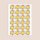 image 3 of Building Blocks Design 40mm Square Sticker sheet of 24