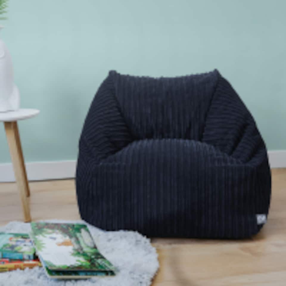 image 1 of rucomfy Indoor Jumbo Cord Snuggle Bean Bag Chair for Kids