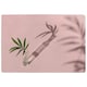 image 1 of Botanical leaf on pink (Rug) Pink | M