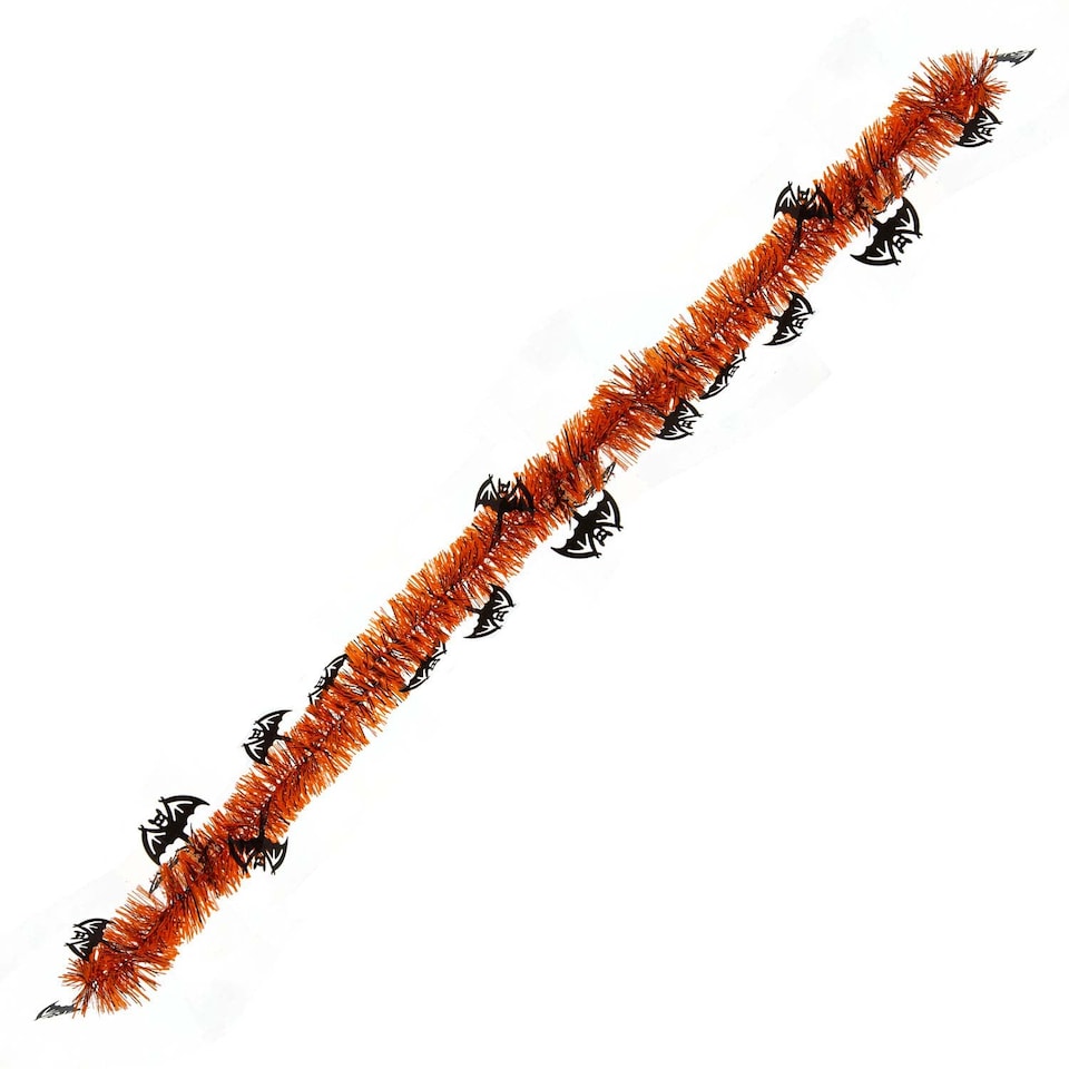 image 1 of vfm-estore Halloween Bat Tinsel Decoration 2m