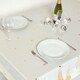 image 6 of Homescapes Gold Tree Christmas Table Cloth - 132 x 178 cm Gold