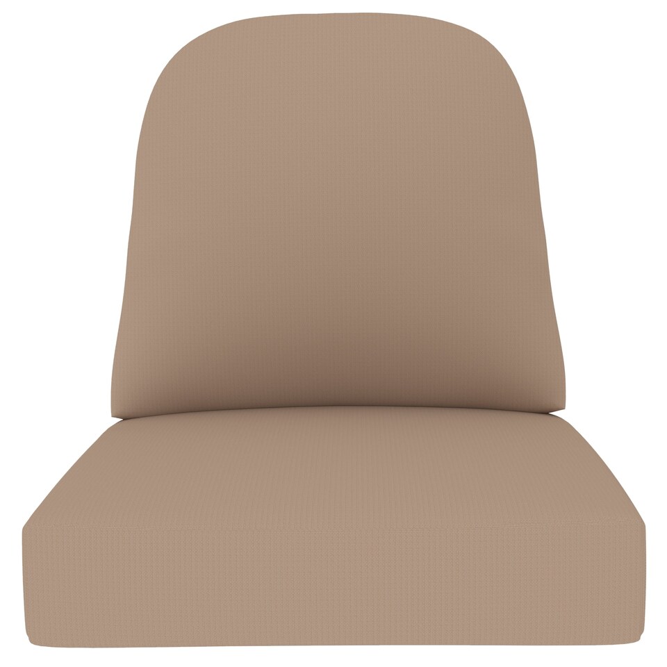 image 1 of Covers&All Outdoor Seat / Back Cushions, Durable Cover Rite Fabric, 28½ in L x 28½ in W x 5 in Thick, Beige
