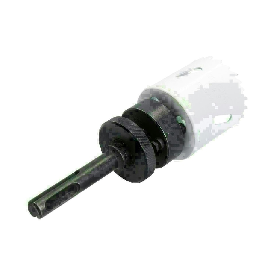 image 1 of 44mm HSS Hole Saw Holesaw Bi-Metal Cutter with SDS Plus Arbor Adaptor
