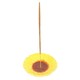 image 3 of Something Different Sunflower Incense Holder - Yellow/Brown - One Size