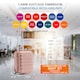 image 2 of Flight Knight 55x40x20 Ryanair Priority Cabin Suitcase, Also for EasyJet, Jet2, Lightweight,ABS Hard Shell, Durable 4-Wheel Cabin Case Pink | Rose | Cabin Bag