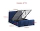 image 9 of Ottoman Storage Bed blue 4ft6 Big Double velvet bed gas lift up Storage Bed and 1 Mattress bedroom furniture