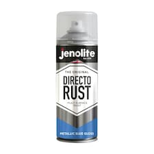 Jenolite Directorust Metallic Gloss Primer Paint - Blue - 400ml Spray Can - 2-Pack
