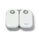 image 7 of Closer Pets Two-Meal Automatic Dry/Wet Food Pet Feeder with Stainless Steel Bowl Inserts (C200) White