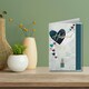 image 2 of Words 'n' Wishes Wonderful Husband Large Birthday Card, Heart Balloons with Embossed Foiled Finish