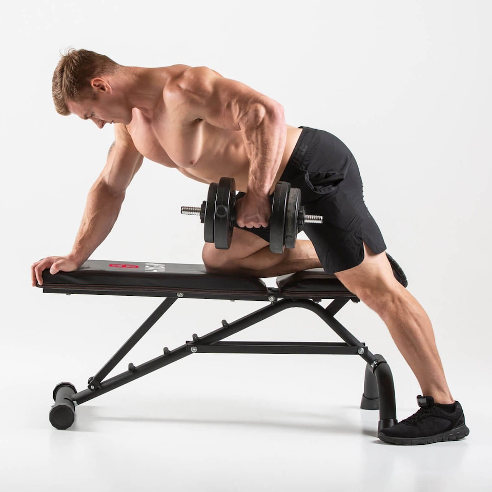 image 1 of HXGN Ultimate Adjustable Flat/Incline/Decline Dumbbell Weight Bench