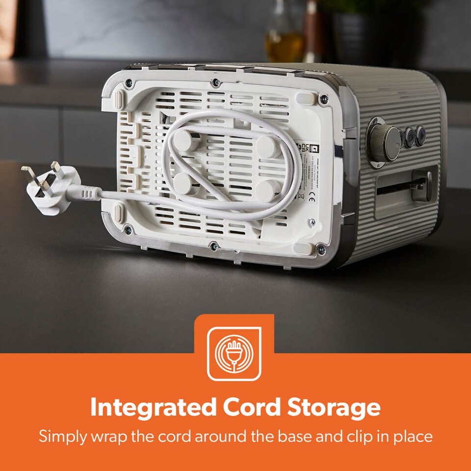 image 1 of GEEPAS 2 Slice Toaster 930W,  White Arcus