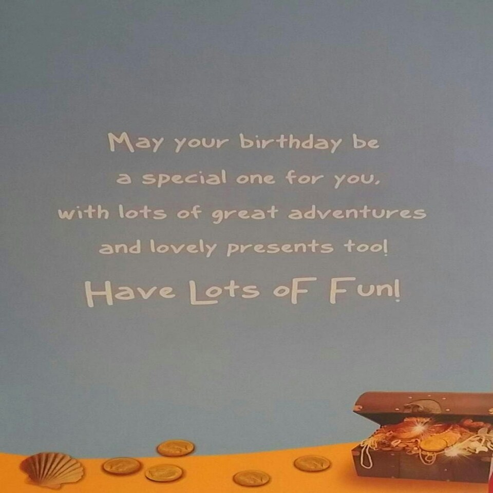 image 1 of To A Special Cousin Boy Pirate Treasure Birthday Greeting Card