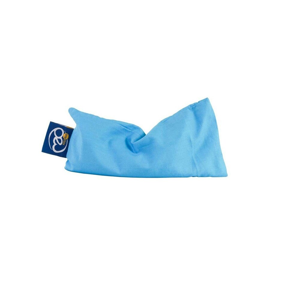 image 1 of Yoga-Mad Organic Cotton Eye Pillow - Light Blue - One Size
