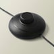 image 3 of ValueLights Morrigan Grey Wood Tripod Floor Lamp Grey & Chrome Shade Grey