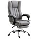 image 9 of Vinsetto Executive Office Chair Computer Desk Chair for Home w/ Footrest, Grey