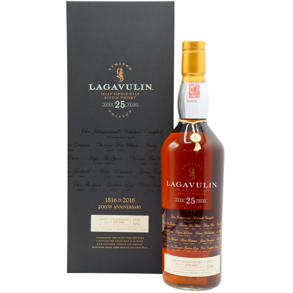Lagavulin - 200th Anniversary Islay Single Malt Scotch 25 year old Whisky