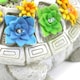 image 6 of Pack of 6 Solar Turtle Garden Ornament Grey | One Size