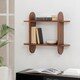 image 2 of Montague Floating Shelves - 2 Tier Solid Wood Wall Mounted Shelf