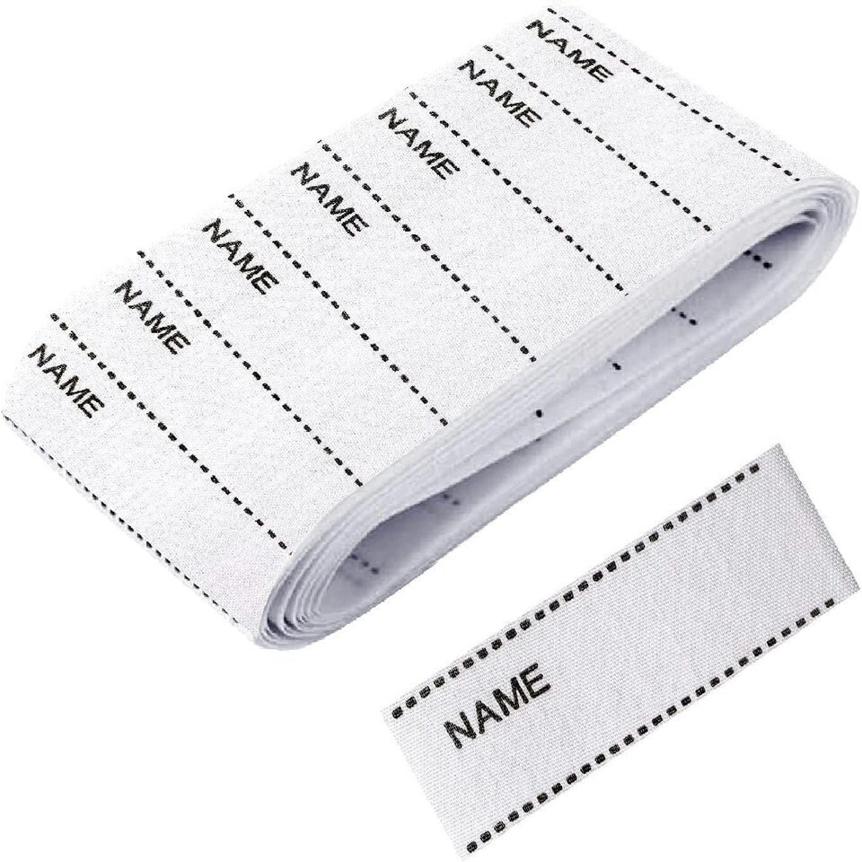 image 1 of Name Tape Kit With Permanent Black Ink Laundry Pen