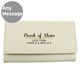 image 10 of Personalised Cream Leather Purse Cream