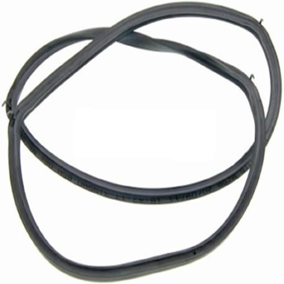 image 1 of SPARES2GO Oven Door Seal Gasket + Corner Clips compatible with Siemens Cooker 480 x 350 mm