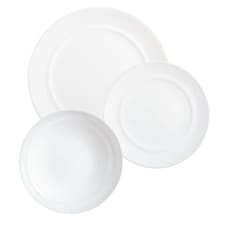 18-Pc Luminarc Opal Tempered Glass Dinner Set | White | 1