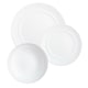 image 1 of 18-Pc Luminarc Opal Tempered Glass Dinner Set | White | 1