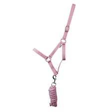 Hy Synergy Horse Headcollar - Grape/Silver - Pony