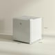 image 7 of HOMCOM 46L Counter Top Fridge Mini Fridge with Lock Chiller Box Cream White