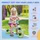 image 5 of AIYAPLAY 8 Baby Balance Bike with Adjustable Seat, Lightweight Training Bike for Children with EVA Wheels, Easy Installation, No Pedals, for Ages 18-48 Months - Green