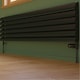 image 2 of Derry Bold - Black Thermostatic Radiator Valve & Installation Kit Straight 15mm