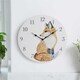 image 2 of Marco Paul Fox 30cm Clock and Thermometer White