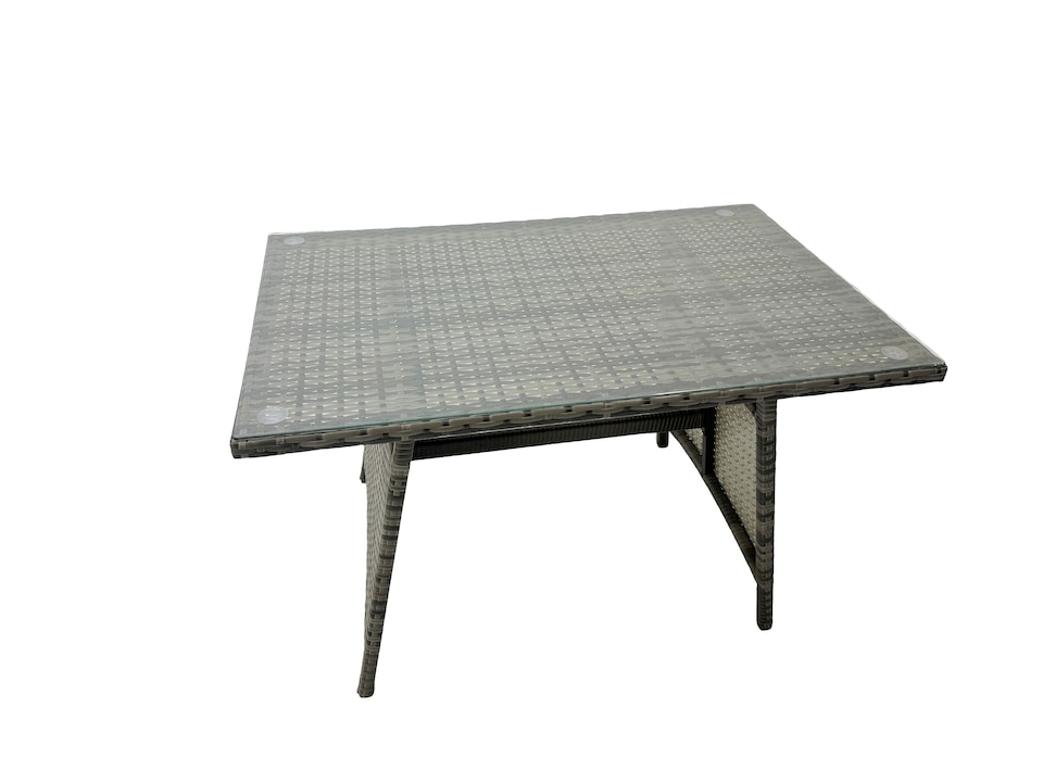 image 1 of Fimous Garden Rattan Outdoor Furniture Set 13 Seater with 3 Seater Sofa 4 Stools Dark Grey