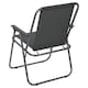 image 2 of Garden Patio Metal Folding Spring Deck Chairs Camping Beach Picnic Outdoor Seats | Grey | 2 x Grey
