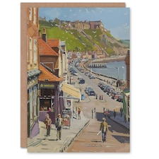 Vintage Scarborough Yorkshire Coastal Road Him Her Birthday Card