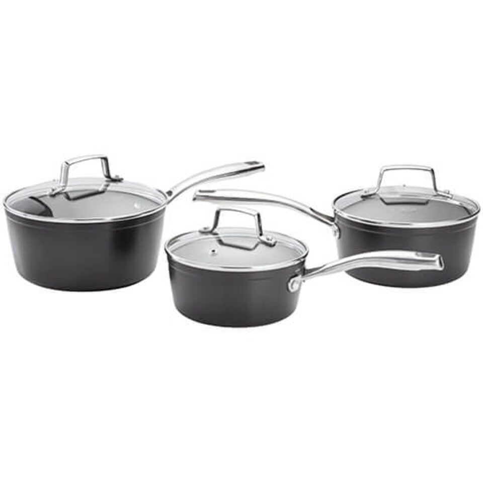 image 1 of Stellar Rocktanium 3 Piece Saucepan Set