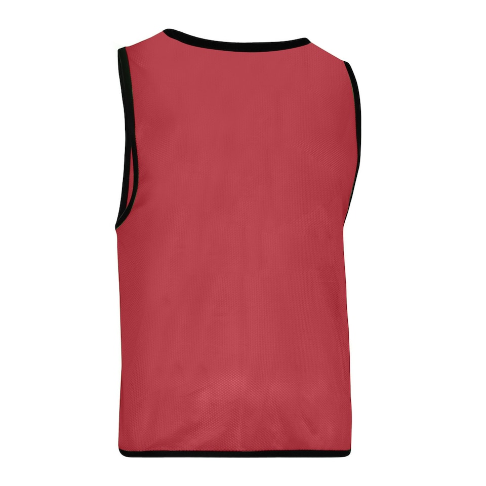 image 1 of Umbro Childrens/Kids Training Bib - Vermillion/Black - L-XL