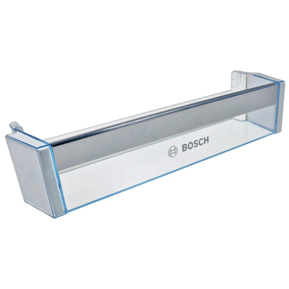 image 1 of Bosch Fridge Freezer Lower Door Bottle Shelf Rack KGN34X KGN36X KGN36Y KGN39X Clear