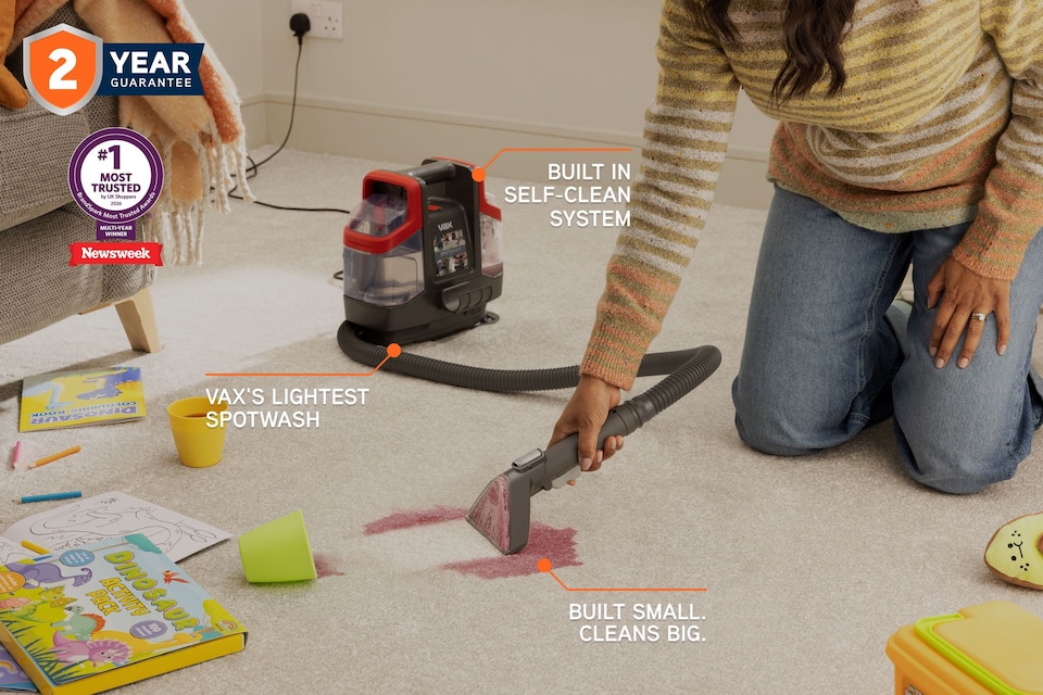 image 1 of VAX SpotWash Mini Spot Carpet Cleaner