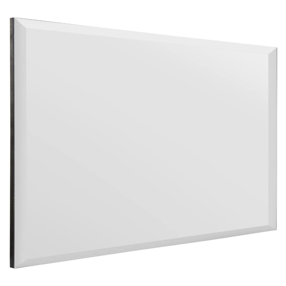image 1 of The Moderni - All Glass Modern Bevelled Square Wall Mirror 35" X 35" (90x90CM) N/A