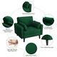 image 4 of Yaheetech Tufted Oversized Armchair Green