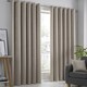 image 1 of Fusion Strata Eyelet Curtains Natural