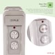 image 4 of 1500W 7 Fin Portable Oil Filled Radiator Electric Heater