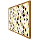 image 4 of Yellow, pink & black geometric pattern (Picture Frame) Grey | XL