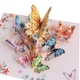 image 4 of Fluttering Wishes Hot Stamped Purple Butterfly 3D Pop Up Greeting Card