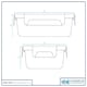 image 5 of Harbour Housewares Glass Food Storage Container with Lid - 370ml