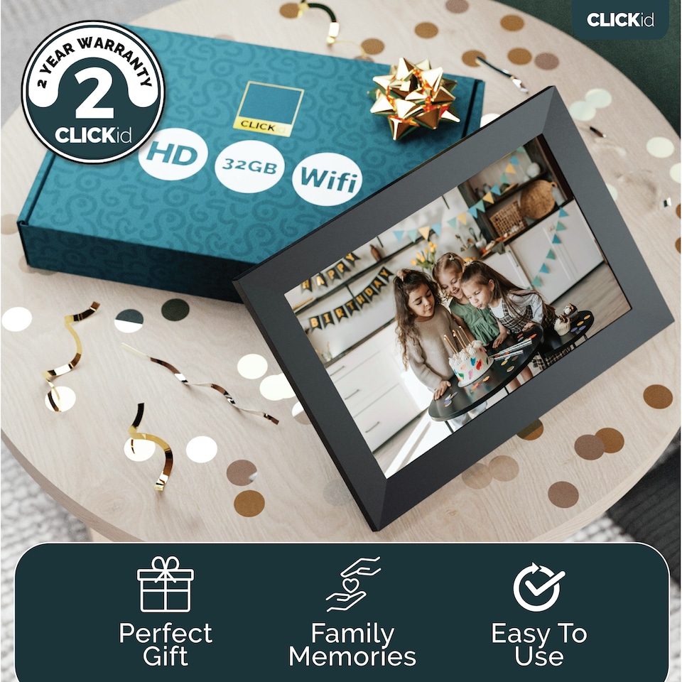 image 1 of Majority CLICKID SNAP10 Digital Photo Frame
