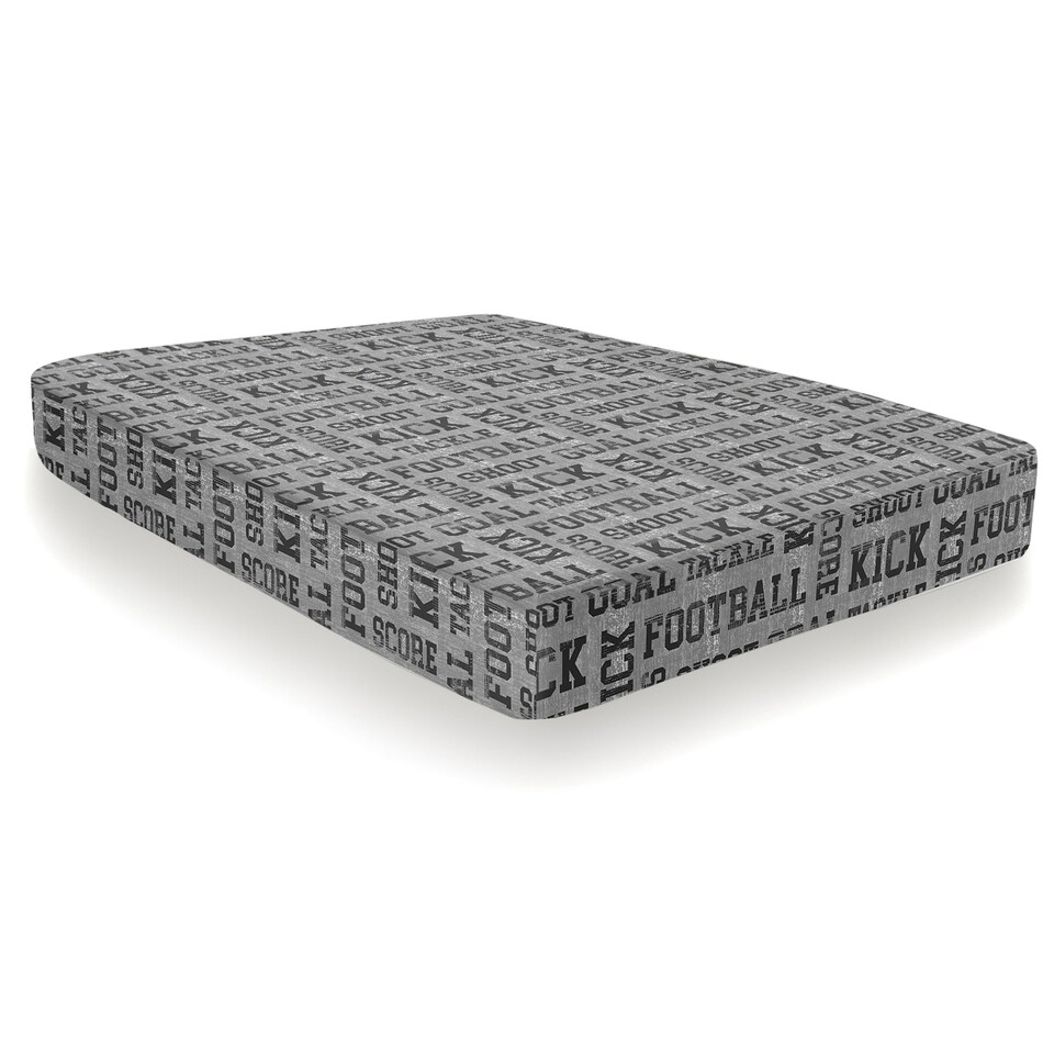 image 1 of Bedlam Football Fitted Bed Sheet Grey