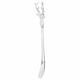 image 1 of Nickel Stag Head Detail Shoe Horn - Metal - L5 x W10 x H53 cm - Silver